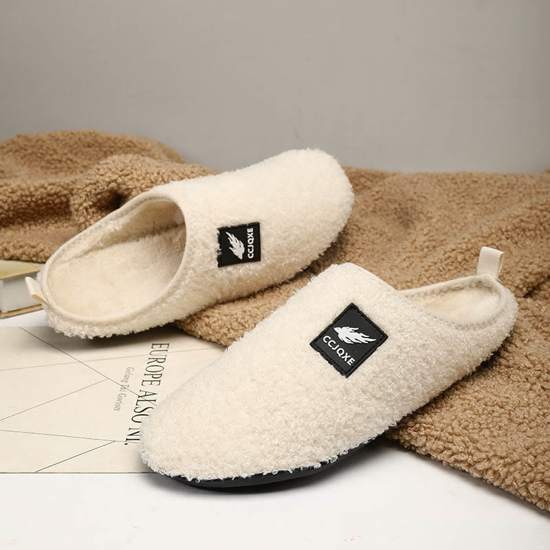 Chaussons classiques de couleur unie grande taille - image 1
