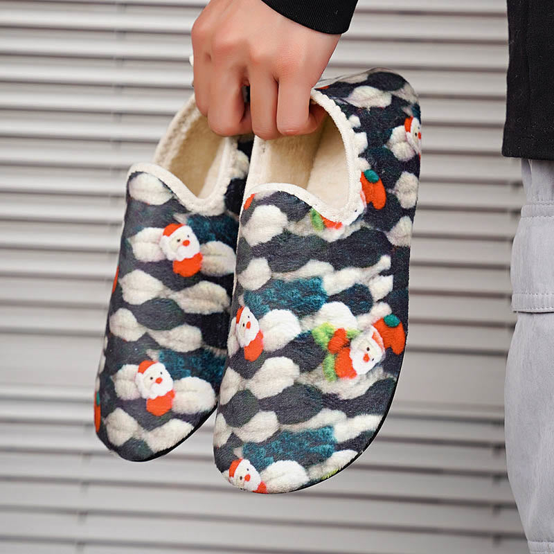 Chaussons-chaussettes Père Noël grande taille - image 1