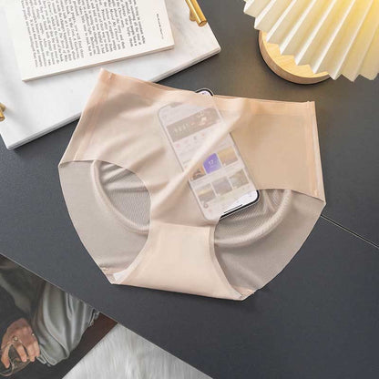 Culotte fine sans couture (paquet de 3) - Kaki - XL - image 8