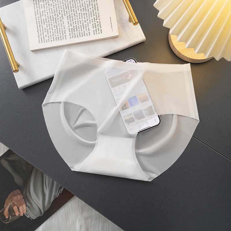 Culotte fine sans couture (paquet de 3) - Blanc - XL - image 3