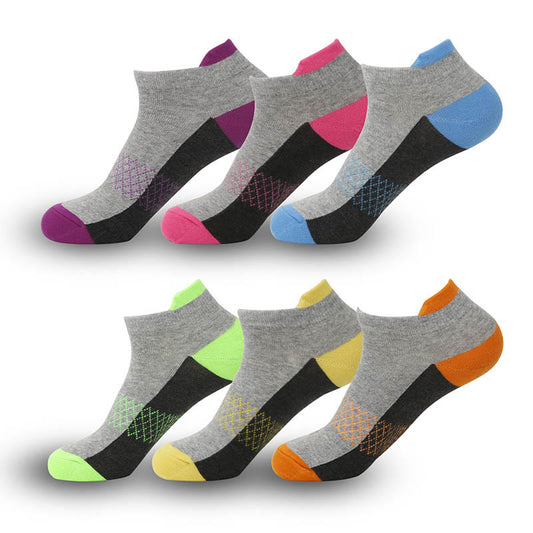 Chaussettes de compression pour activités de plein air grande taille (6 paires) - Multicolore - EU36-44 (US3-10) - image 0