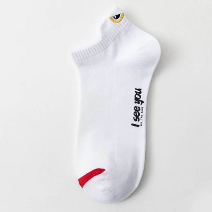 Chaussettes de compression à la cheville grande taille (10 paires) - Blanc - EU39-44 (US6-10) - image 10
