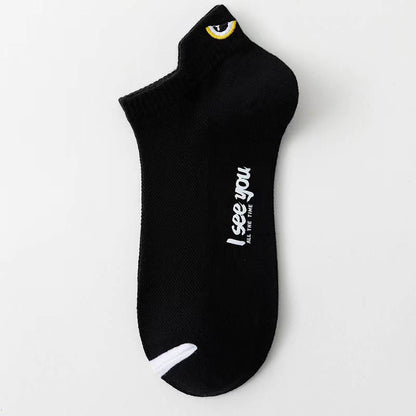 Chaussettes de compression à la cheville grande taille (10 paires) - Noir - EU39-44 (US6-10) - image 9