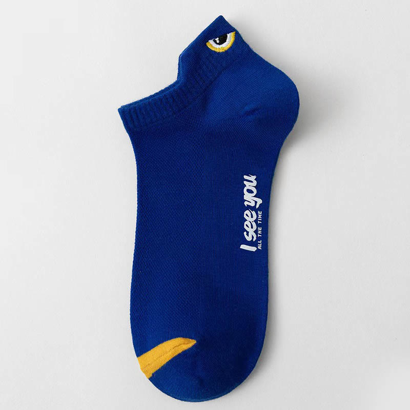 Chaussettes de compression à la cheville grande taille (10 paires) - Bleu marine - EU39-44 (US6-10) - image 12