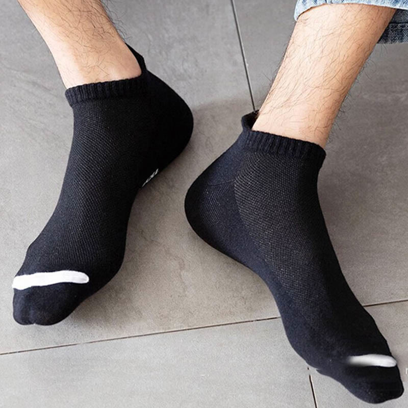 Chaussettes de compression à la cheville grande taille (10 paires) - image 8