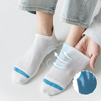 Chaussettes de compression à la cheville grande taille (10 paires) - image 2