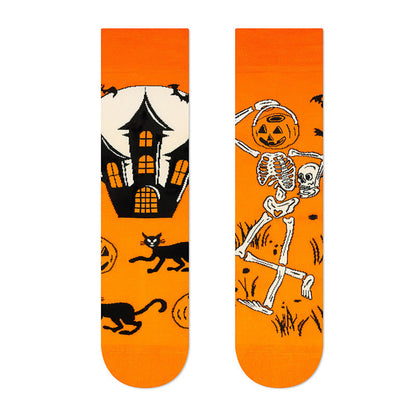 Chaussettes montantes neuves pour Halloween (4 paires) - image 5