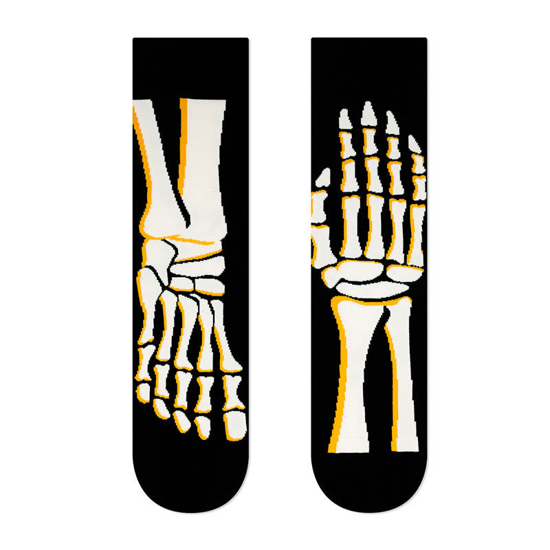 Chaussettes d'Halloween grande taille (4 paires) - image 7