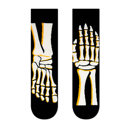 Chaussettes d'Halloween grande taille (4 paires) - image 7