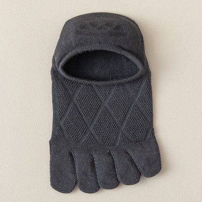 Chaussettes d'alignement à motif diamant (7 paires) - Gris foncé - EU39-44 (US6-10) - image 6