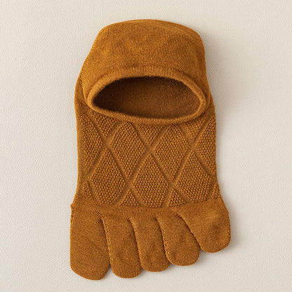 Chaussettes d'alignement à motif diamant (7 paires) - Orange - EU39-44 (US6-10) - image 10