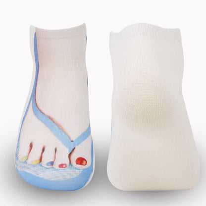 Chaussettes tongs 3D grande taille (3 paires) - image 5