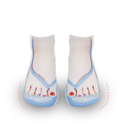 Chaussettes tongs 3D grande taille (3 paires) - image 6