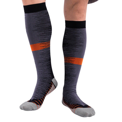 Chaussettes de compression à blocs de couleurs tendance (6 paires) - image 1