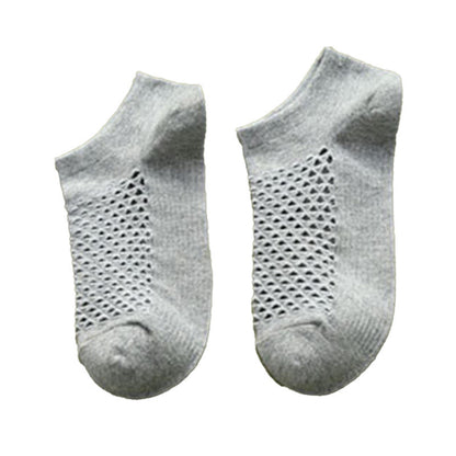 Chaussettes souples en maille unie (10 paires) - Gris - EU39-44 (US6-10) - image 13