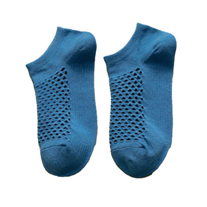 Chaussettes souples en maille unie (10 paires) - Bleu - EU39-44 (US6-10) - image 12