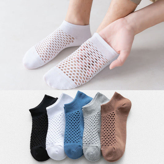 Chaussettes souples en maille de couleur unie grande taille (10 paires)