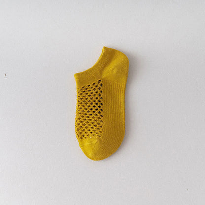 Chaussettes respirantes en maille (8 paires) - Jaune - EU36-40 (US3-7) - image 10