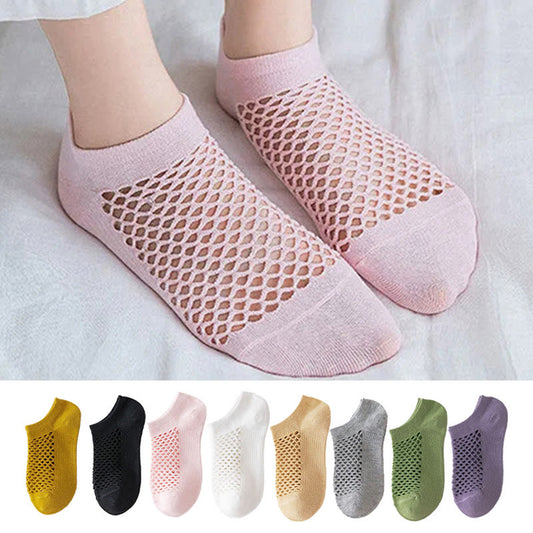 Chaussettes respirantes en maille (8 paires) - Multicolore - EU36-40 (US3-7) - image 0