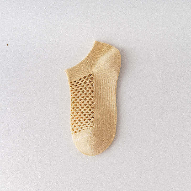 Chaussettes respirantes en maille (8 paires) - Kaki - EU36-40 (US3-7) - image 11