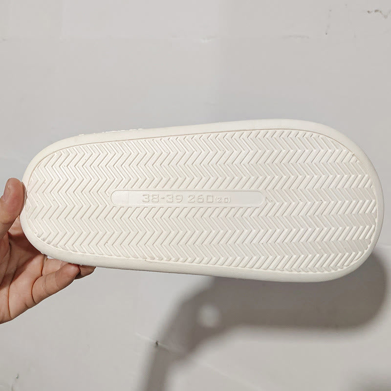 Chaussons à pois grande taille - image 4