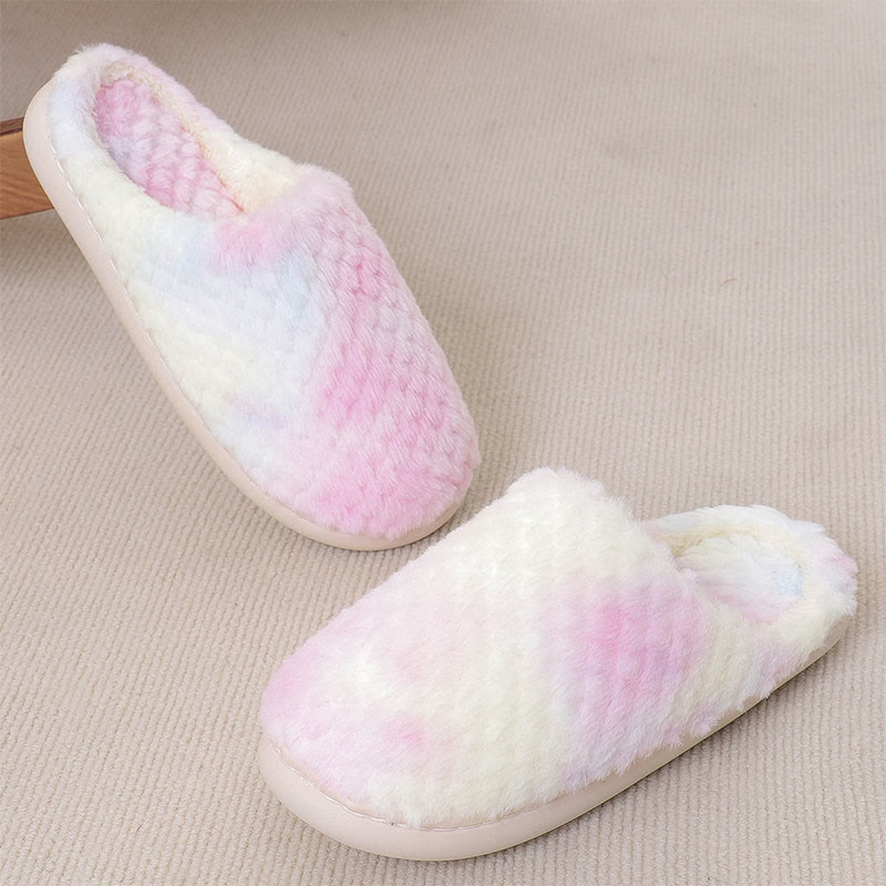 Chaussons tie-dye grande taille - Rose - États-Unis 10-11 - image 10