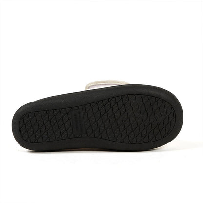 Chaussons-chaussettes à semelle épaisse de couleur unie grande taille - image 8