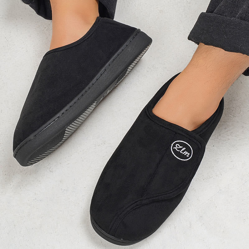 Chaussons-chaussettes à semelle épaisse de couleur unie grande taille - image 4