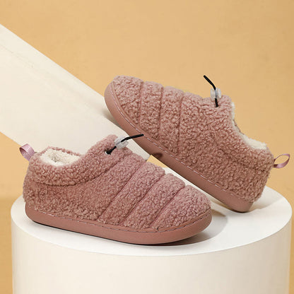 Chaussettes pantoufles à cordon de serrage grande taille - Rose - États-Unis 10-11 - image 10