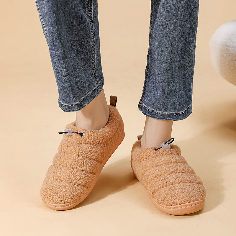 Chaussettes pantoufles à cordon de serrage grande taille - image 3