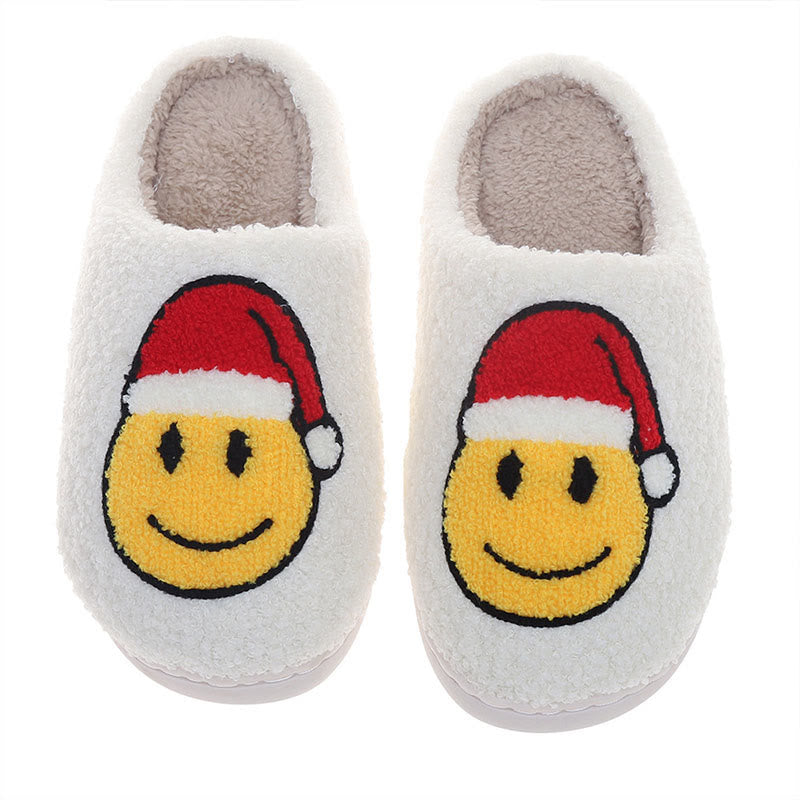 Chaussons Smiley grande taille - Blanc - 2XL - image 4