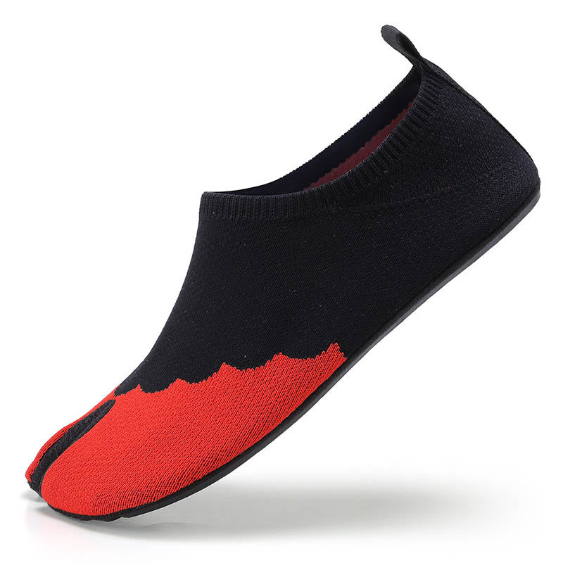 Chaussons de bain à bout fendu grande taille - Rouge - 4XL - image 15