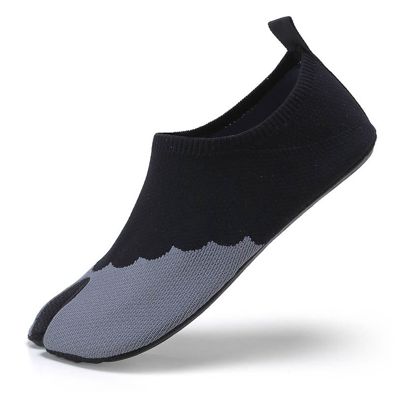 Chaussons de bain à bout fendu grande taille - Gris - 4XL - image 14