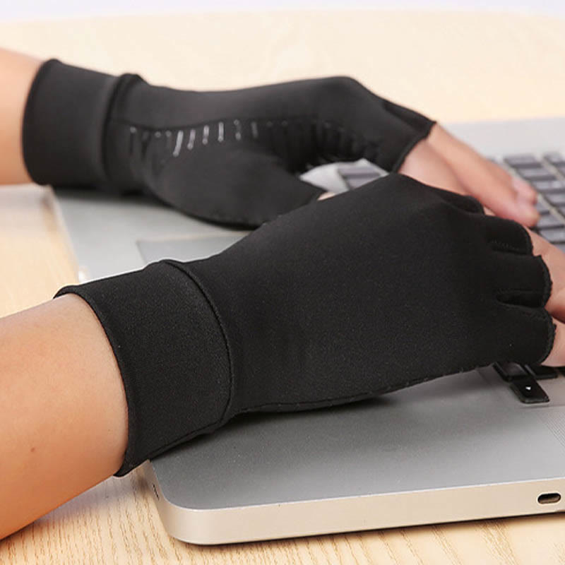 Gants de compression en cuivre sans doigts - image 4