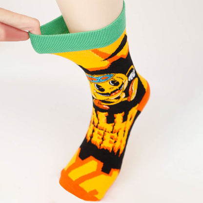 Chaussettes créatives d'Halloween (4 paires) - image 1