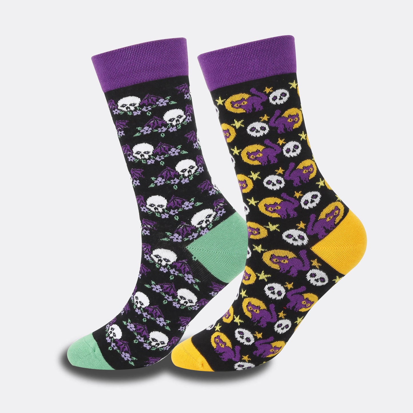 Chaussettes d'Halloween créatives grande taille (4 paires) - image 6