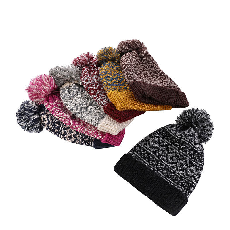 Ensemble bonnet et écharpe chauds d'hiver 2 en 1