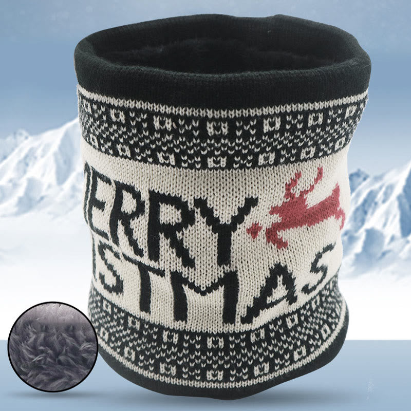 Ensemble bonnet et écharpe de Noël 2 en 1 - image 3