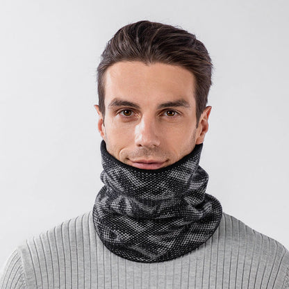 Ensemble bonnet et écharpe de Noël chaud 2 en 1