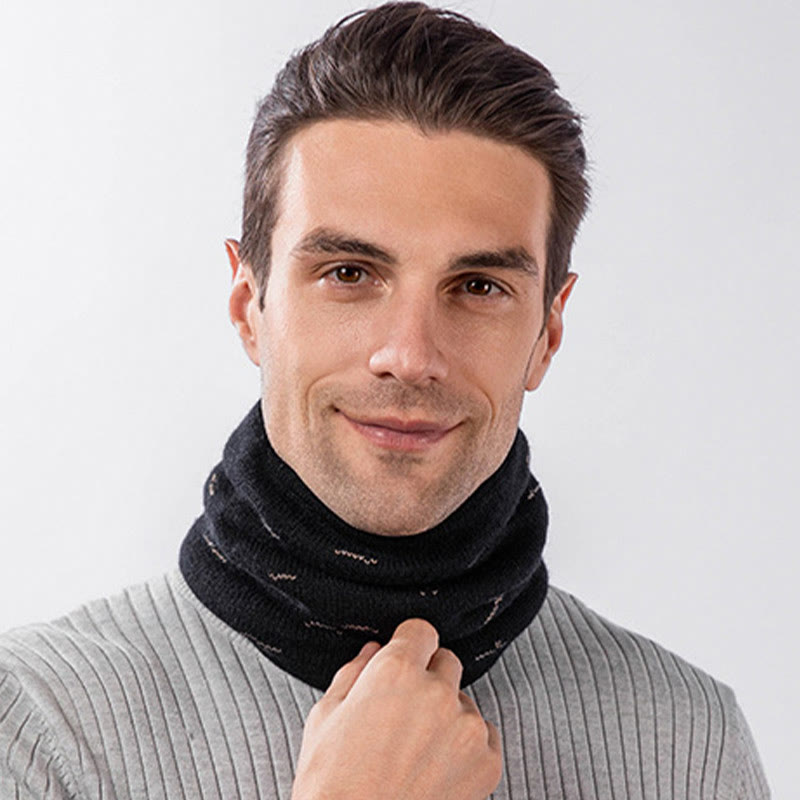 Ensemble bonnet et écharpe chauds 2 en 1