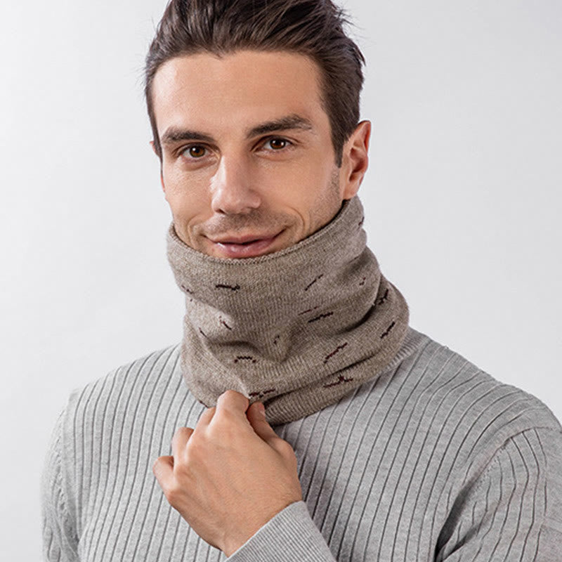 Ensemble bonnet et écharpe chauds 2 en 1