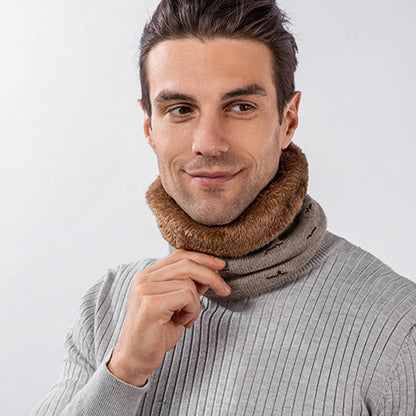 Ensemble bonnet et écharpe chauds 2 en 1