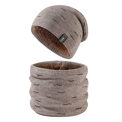 Ensemble bonnet et écharpe chauds 2 en 1