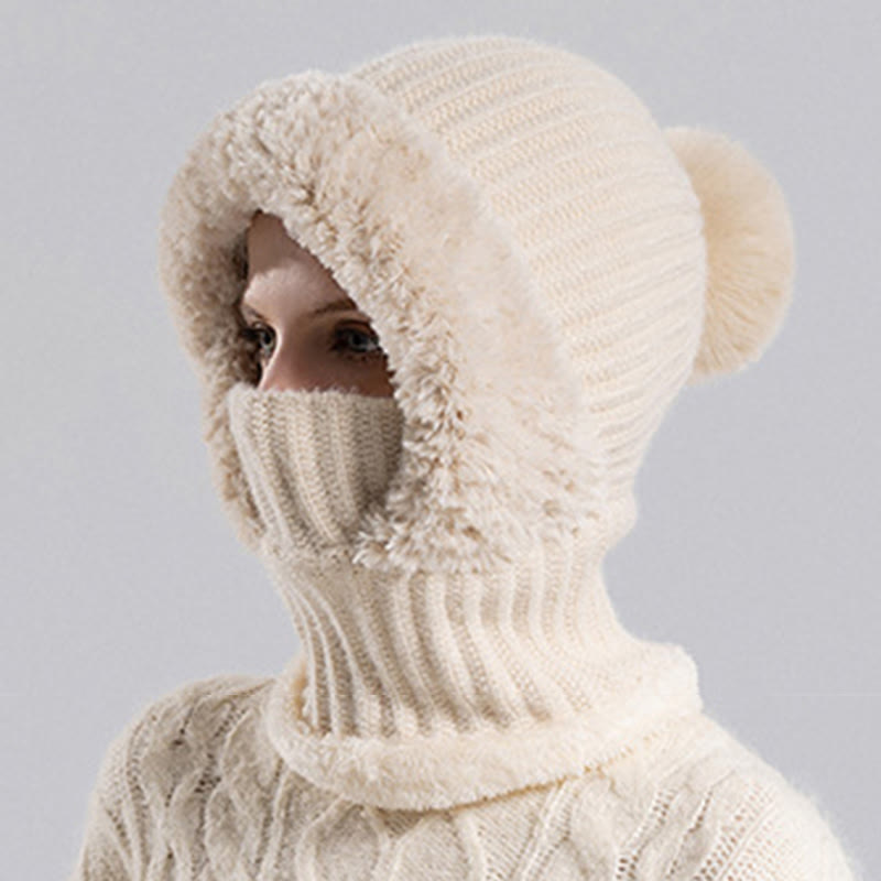 Écharpe à capuche douce pour l'hiver