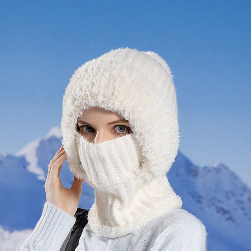 Écharpe à capuche douce pour l'hiver - image 12