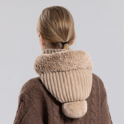 Écharpe à capuche douce pour l'hiver