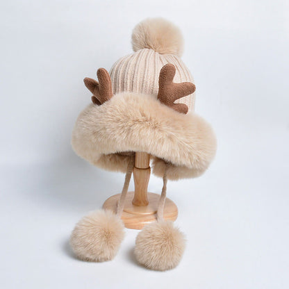 Bonnets à pompons Antlers - Abricot - Taille unique - image 10