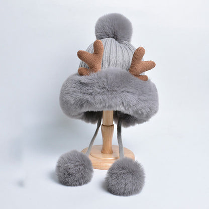 Bonnets à pompons Antlers - Gris - Taille unique - image 13
