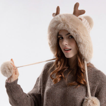 Bonnets à pompons Antlers