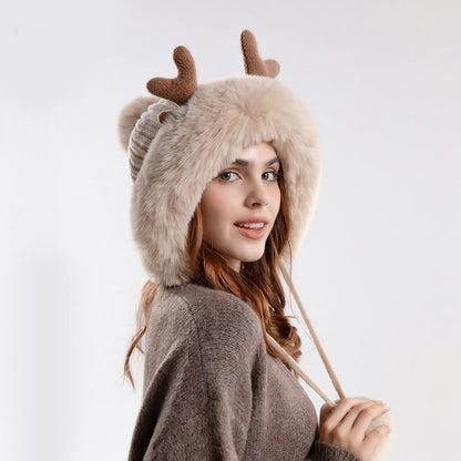 Bonnets à pompons Antlers